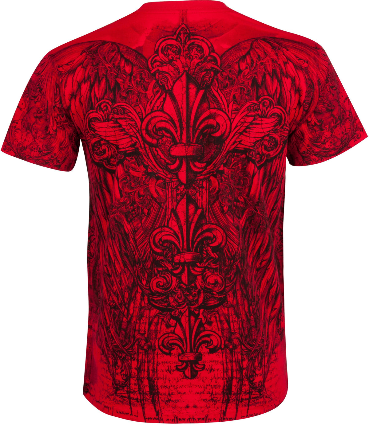 Sakkas Vines and Fleur De Lis Cotton Mens T-Shirt